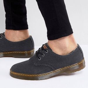 Dr Martens Delray 3eyed shoes in heavy canvas